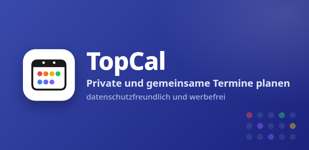 TopCal App Feature Graphic